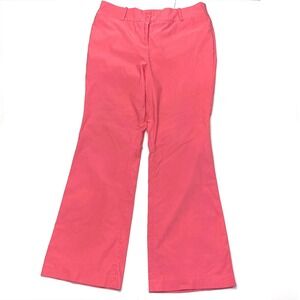 Lane Bryant Pink Twill Pants Chinos Slacks Womens 20 Long Stretch Straight Leg